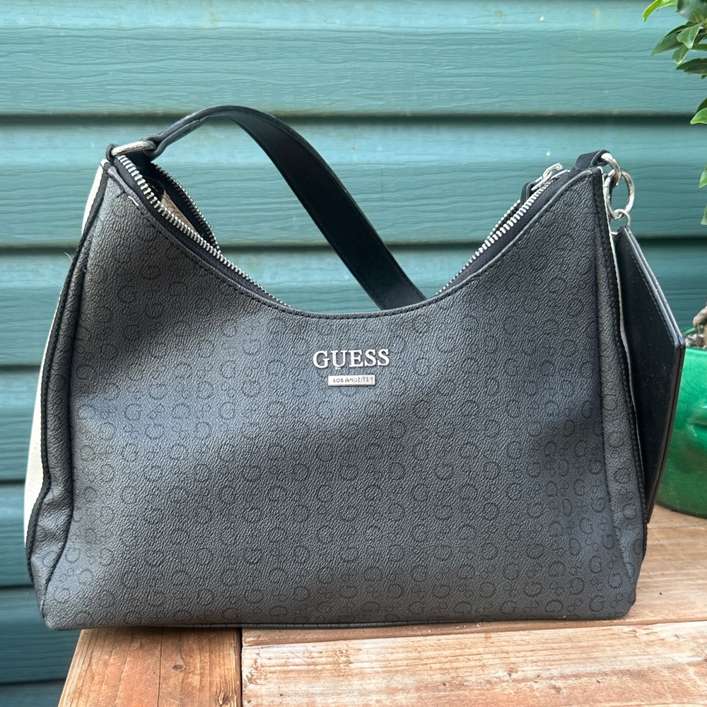GUESS Charcoal Hobo Bag